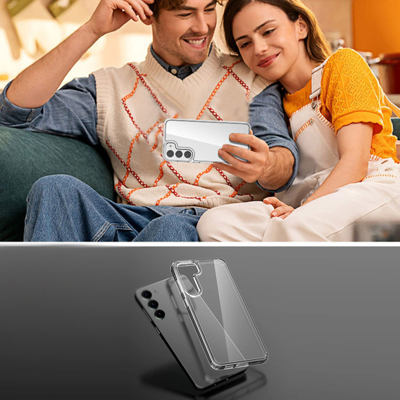 Чoхол до Samsung Galaxy S23, Fusion Hybrid, прозорий
