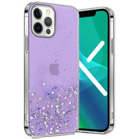 Чехол до iPhone 13 Pro, Glittery, фиолетовый