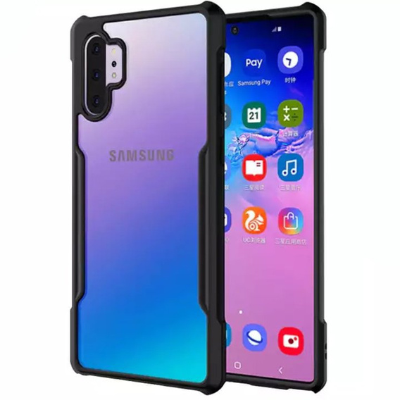 Чехол до Samsung Galaxy Note 10+ Plus, AntiDrop Hybrid, чёрный