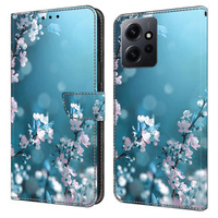 Чохол-книжка для Xiaomi Redmi Note 12 4G, Wallet, cherry blossom, м'яти