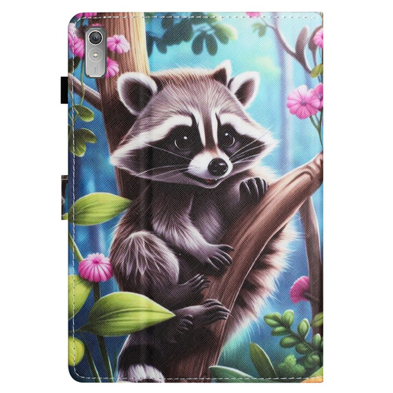 Чехол до Lenovo Tab P11 Gen 2, raccoon