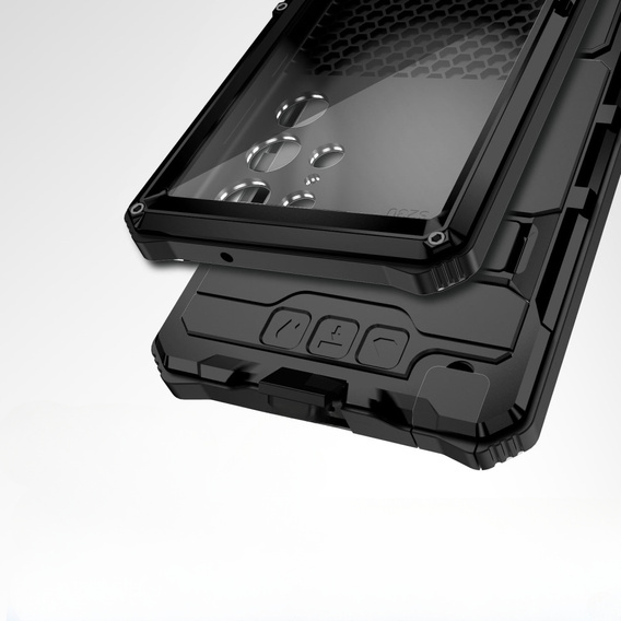 Чехол для Samsung Galaxy S22 Ultra, R-JUST, бронированный, чёрный