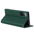 Кожаный чехол для Samsung Galaxy S20 FE, ERBORD Grain Leather, зелёный