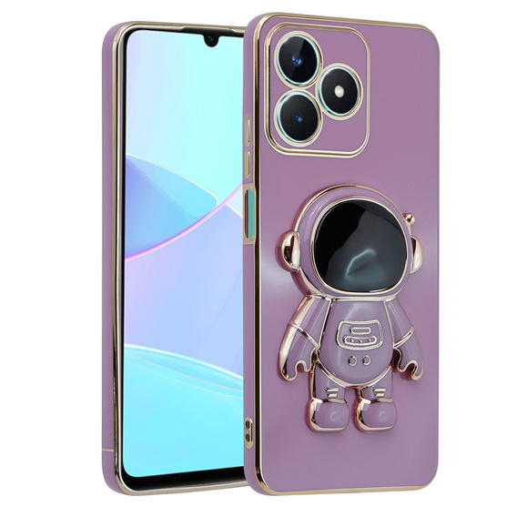 Чoхол до Realme C51, Astronaut, фіолетовий