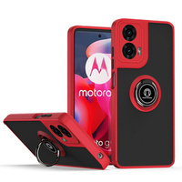 Чохол для Motorola Moto G24 / G24 Power / G04, Frosted Ring, червоний