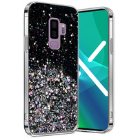 Чехол до Samsung Galaxy S9+ Plus, Glittery, чёрный