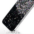 Чехол до Samsung Galaxy J6 Plus, Glittery, чёрный