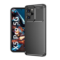 Чехол до Xiaomi Poco X5 Pro 5G, Carbon Gel, чёрный