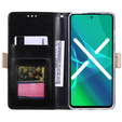 чехол-крышка для Huawei P30 Lite, Wallet Pocket Zipper Lace, чёрный