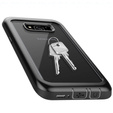 Чoхол Shockproof до Samsung Galaxy S8+ Plus, із захисним екраном, чорний