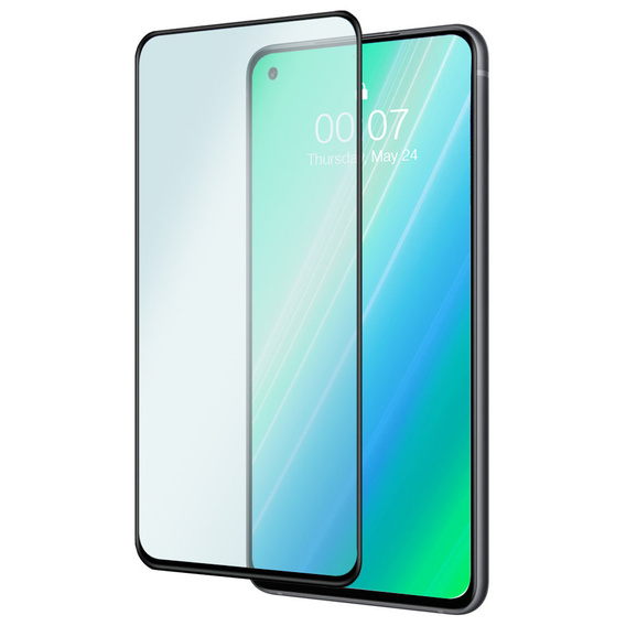 2x Закаленное стекло для Realme 8 5G, ERBORD 3D на весь экран