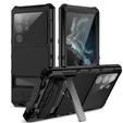 Чехол для Samsung Galaxy S22 Ultra, R-JUST, бронированный, чёрный
