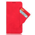 Футляр з клапаном для Oppo A40 / Oppo A40m, Card Slot, червоний