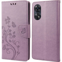 Откидной чехол для Oppo Reno8 T 4G, Mandala Flower, фиолетовый