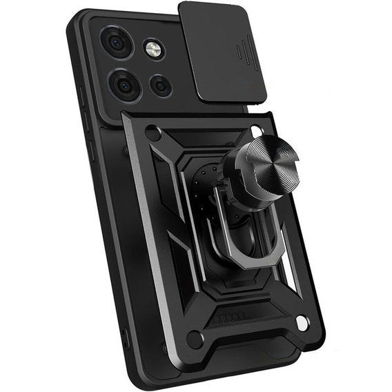 Чехол NOX Camera Slide Motorola Edge 50 Neo, CamShield Slide, чёрный