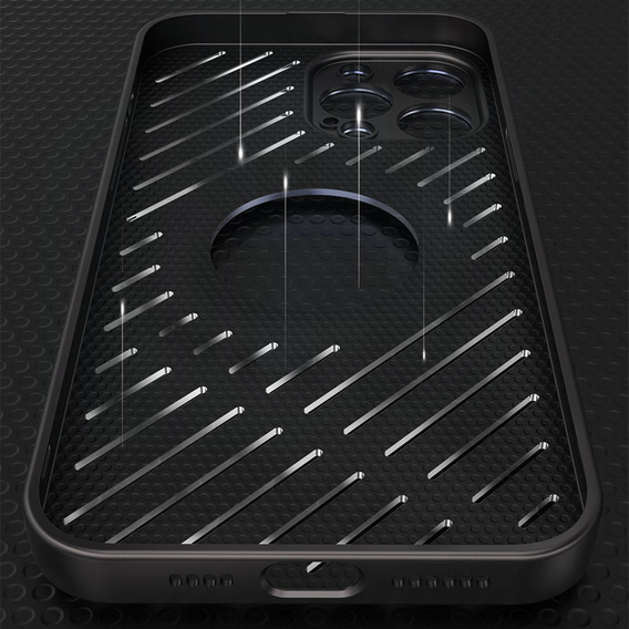 Чехол R-JUST RJ57 для iPhone 12 Pro, бронированный, для MagSafe, чёрный