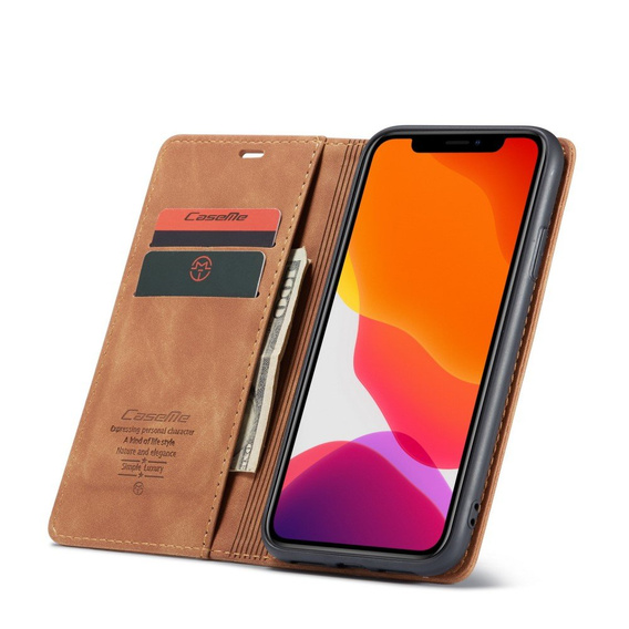 Чехол CASEME для iPhone 11, Leather Wallet Case, зелёный