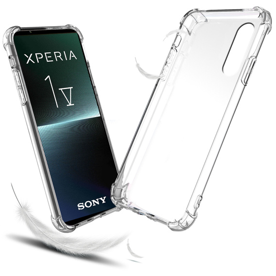 Чехол до Sony Xperia 1 V, Dropproof, прозрачный