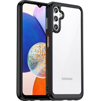 Чехол до Samsung Galaxy A14 4G/5G, Fusion Hybrid, прозрачный / черный