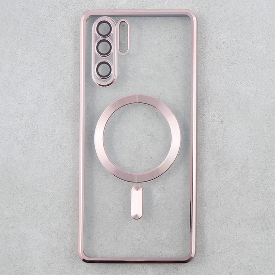 Чoхол до Huawei P30 Pro, MagSafe Hybrid, рожевий