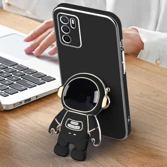 Чехол до Oppo Reno5 Z/ A94 5G, Astronaut, чёрный