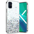 Чехол до Samsung Galaxy M31s, Glittery, прозрачный