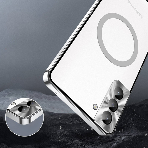 Защитный чехол для камеры Samsung Galaxy S21 FE 5G, CamShield MagSafe, прозрачный / серебряный
