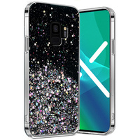 Чoхол до Samsung Galaxy S9, Glittery, чорний