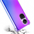 Чохол для Oppo Reno 10 / 10 Pro, Gradient Dropproof, Фіолетовий / синій