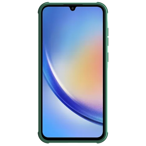 Бронированный чехол Nillkin для Samsung Galaxy A35 5G, CamShield Pro, зелёный