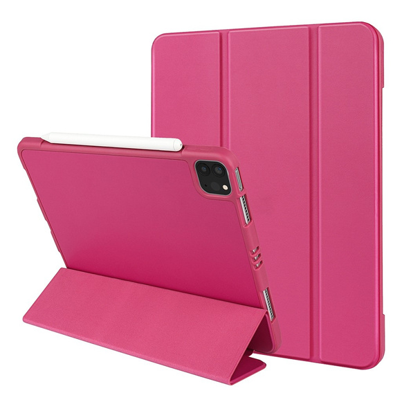 Чехол для iPad Pro 11 2021/2022, Smartcase с местом для стилуса, розовый