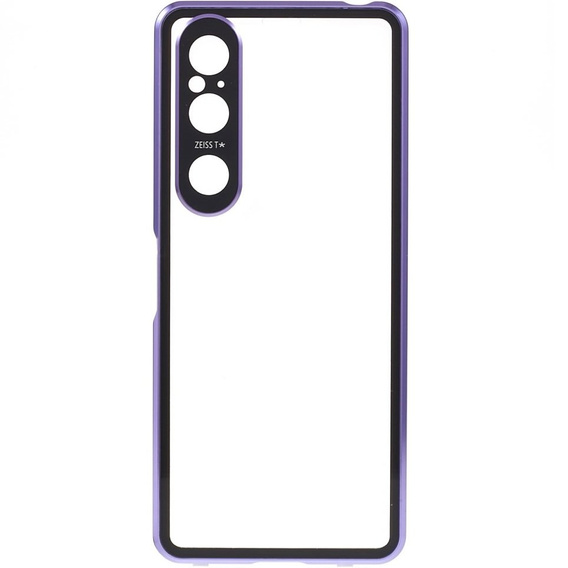 Чохол для Sony Xperia 1 V, Magnetic Dual Glass, фіолетовий