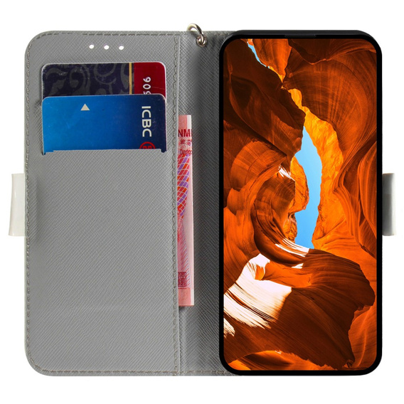 Откидной чехол для Xiaomi Redmi Note 13 Pro 5G, Wallet, Flowers зелёный