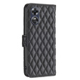 Откидной чехол для Oppo A17, Wallet, BINFEN COLOR, чёрный