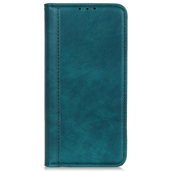 Чoхол до Samsung Galaxy S24+ Plus, Wallet Litchi Leather, зелений