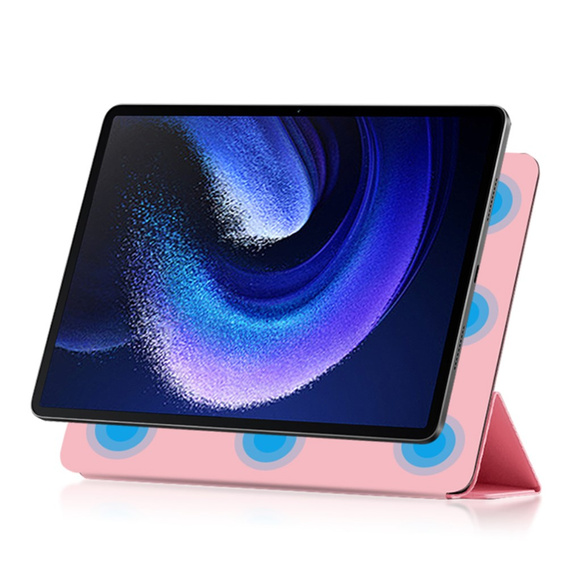 Чехол до Xiaomi Pad 6, Magnetic Smartcase, розовый