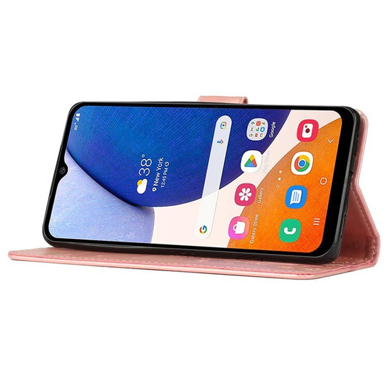 Откидной чехол для Samsung Galaxy A55 5G, Wallet, Butterfly, фиолетовый