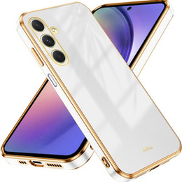 Чехол для Samsung Galaxy A54 5G, Glamour CamShield, белый