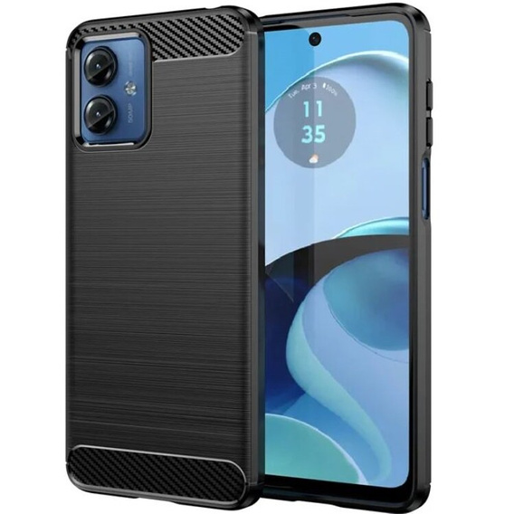 Чехол до Motorola Moto G14, Carbon, чёрный