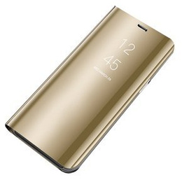 Чехол до Xiaomi Mi 10 Lite, Clear View, золотой