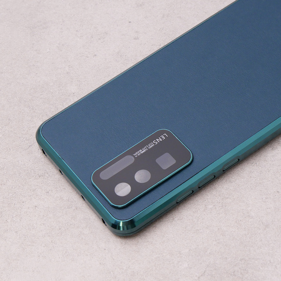 Чехол для Huawei P30 Pro, ERBORD Glass Armor Leather, синий