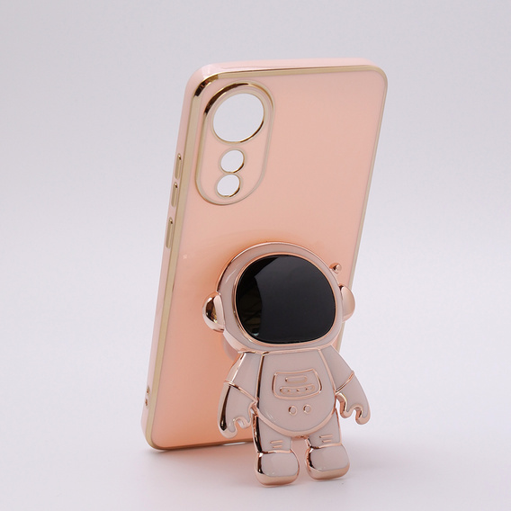 Чехол до Oppo A78 4G, Astronaut, розовый rose gold