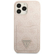 Чехол GUESS до iPhone 13 Pro, 4G Triangle Logo Cardslot, розовый