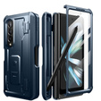 Бронированный чехол для Samsung Galaxy Z Fold 4 5G, Dexnor Full Body S-Pen Slot, темно-синий