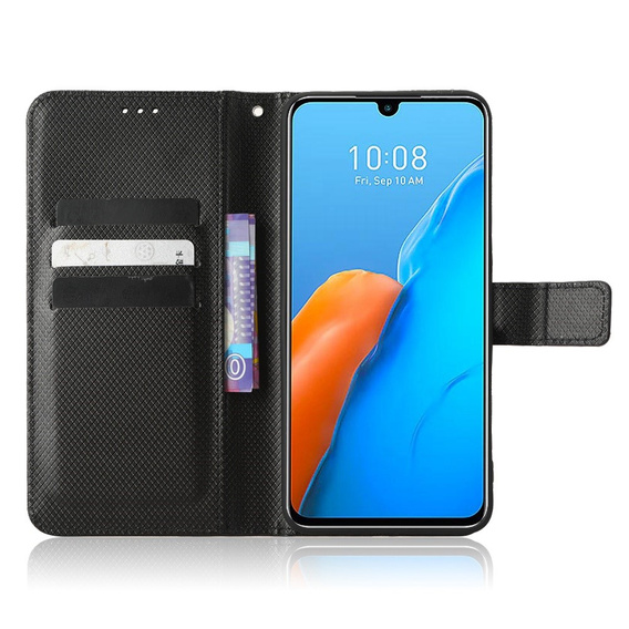 Откидной чехол для Infinix Note 12 Pro 4G, Wallet Smart Magnet, чёрный