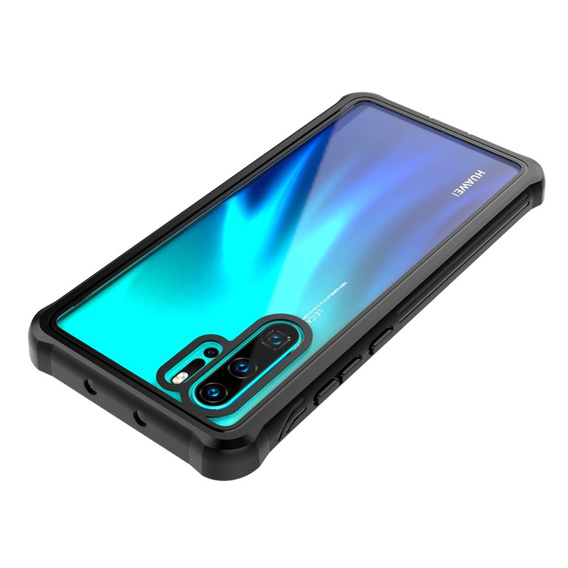 Чехол для Huawei P30 Pro, Shockproof, с пленкой, чёрный