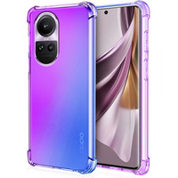 Чехол для Oppo Reno 10 / 10 Pro, Gradient Dropproof, Фиолетовый / синий