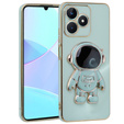 Чехол до Realme C51, Astronaut, зелёный