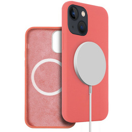 Чoхол до iPhone 13 mini, Silicone MagSafe, рожевий