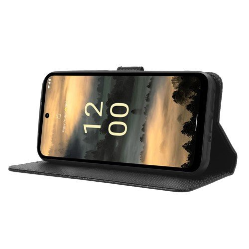 Откидной чехол для Nokia Nokia XR21, Wallet Smart Magnet, чёрный